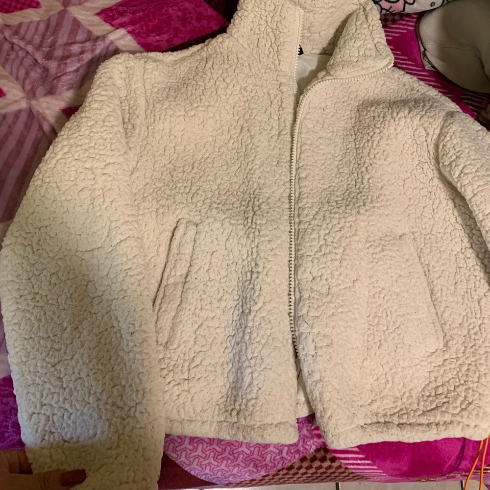 Faux fur jacket